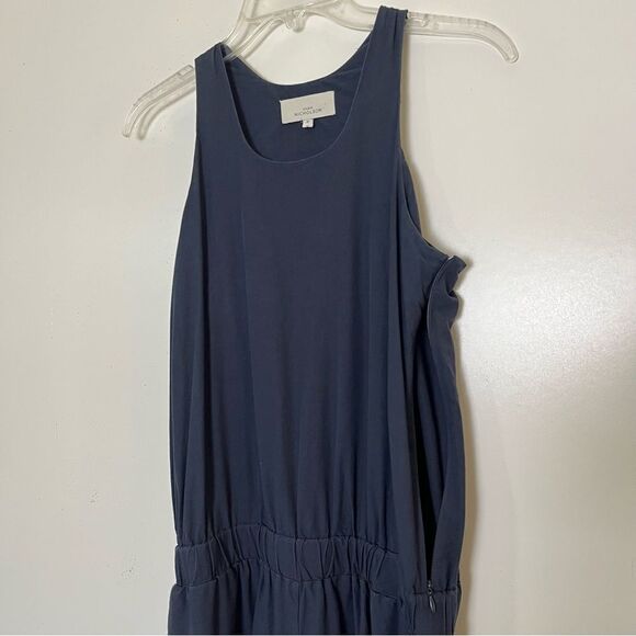Studio Nicholson Pabla Sleeveless Romper Scoop Neck Top Wide Leg Shorts Blue 0 - Picture 6 of 13
